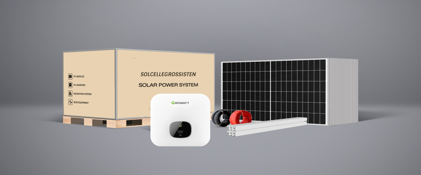 Solcellepakke 50KW On Grid System