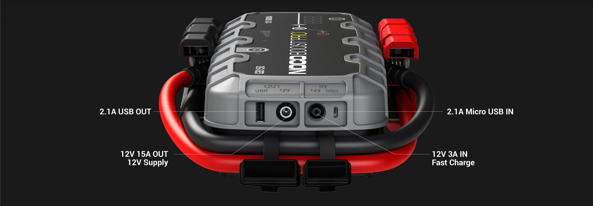 NOCO lithium startbooster 12V - 3000A
