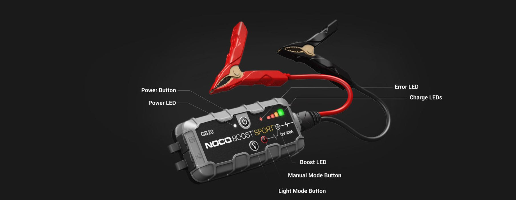 NOCO lithium startbooster 12V - 400A