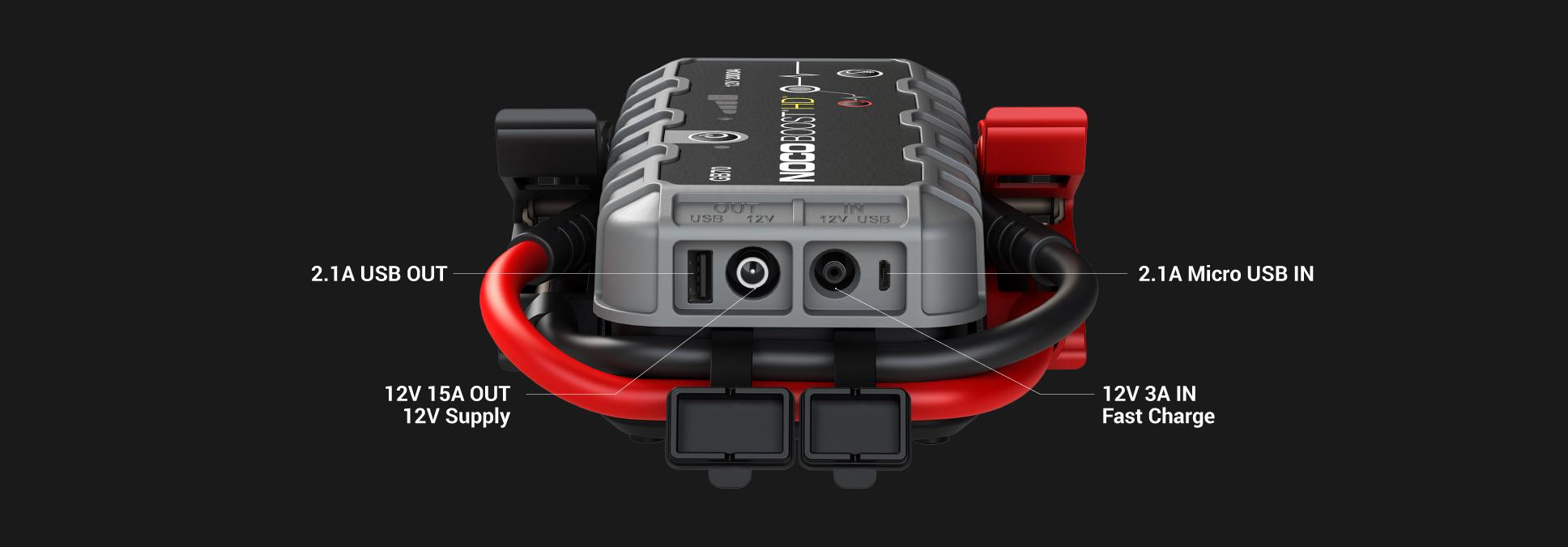NOCO lithium startbooster 12V - 2000A