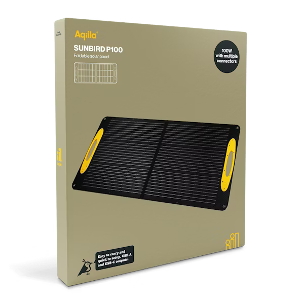 Solcellepanel Aqiila Sunbird P100 100W